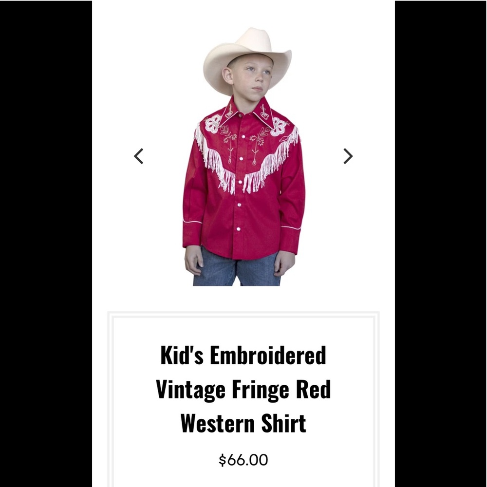 TRU-WEST ROCKMOUNT RANCH WEAR. New. Kids Fit XS.